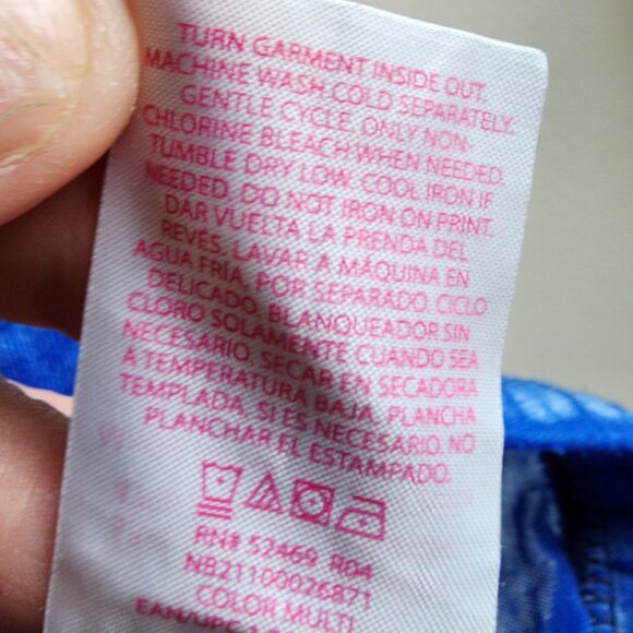 No Boundaries Blue Blessed Tank Top Size XL - Picture 10 of 14